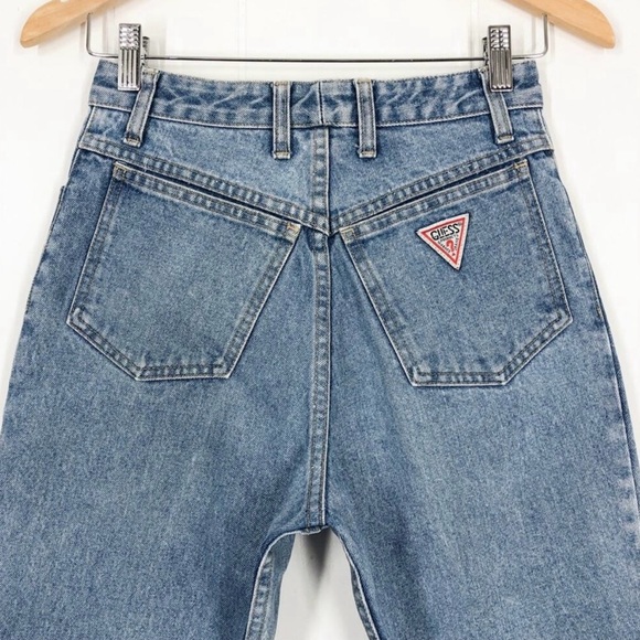 VTG Guess Georges Marciano Jeans 90s Ankle Zip Tapered Leg Style 1015 Size 29 - Picture 7 of 16